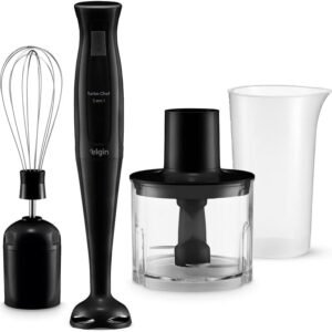 Mixer Vertical Turbo Chef Elgin 3 em 1 200W Preto 220v