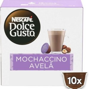 Dolce Gusto Mochaccino Em Cápsula Avelã Nescafé Caixa 170G 10 Unidades