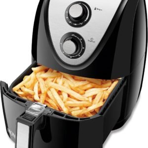MONDIAL Fritadeira Sem Óleo Grand Family Inox - 5L, 220V, Preto, 1900W - AFN-50-BI