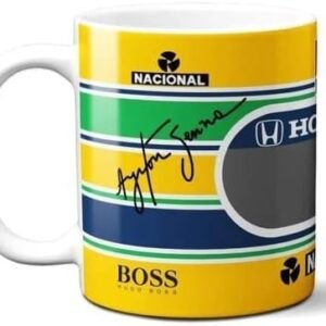 Caneca Ayrton Senna Fórmula 1 F1 Corrida - Mega Oferta!!!