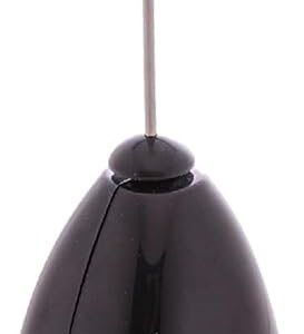LYOR - Mini Mixer Misturador Elétrico para Bebidas - Inox e Plástico Preto - Eficiente e Compacto para Batidas e Misturas Rápidas