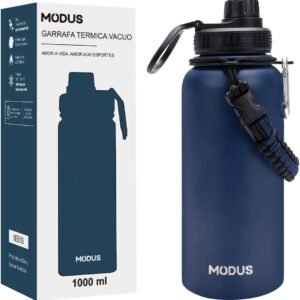 MODUS Garrafa Térmica Esportiva De Inox Com Isolamento A Vácuo 950ML | Azul