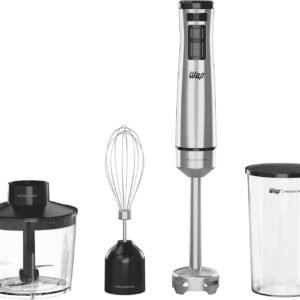 WAP Mixer Elétrico 3 em 1 com Processador, Miniprocessador e Batedor de Clara em Inox Prosdócimo WM1 1000W 220V
