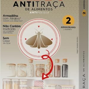 Jimo Antitraça De Alimentos Armadilha Adesiva Sem Inseticida Proteção Por 3 Meses Despensas Armários Balcão Combate Caruncho Mariposas Insetos (Caixa, Unidade, 1)